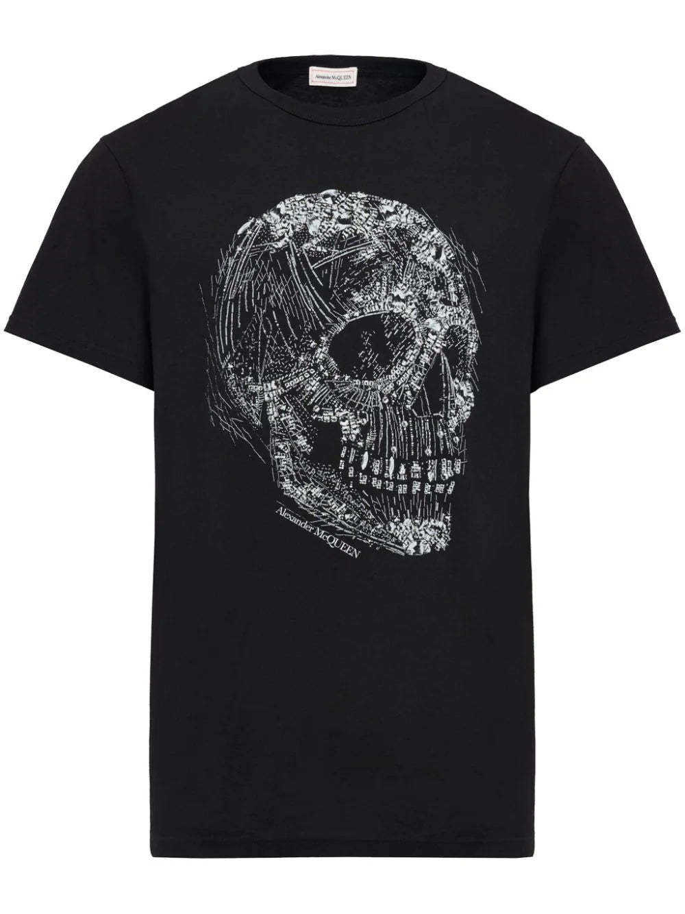 Playera Alexander McQueen con aplique de calavera SOLELUX