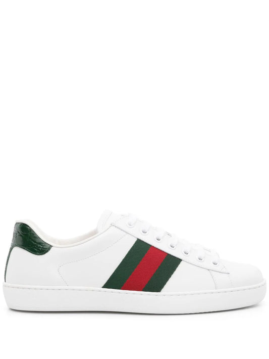 Gucci tenis Ace con ribete Web