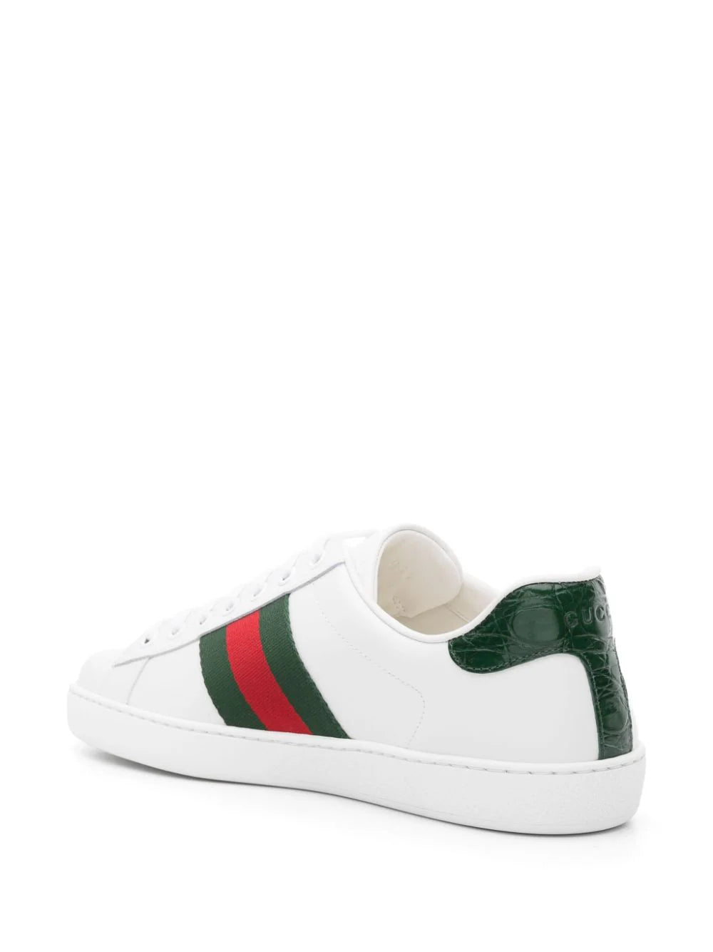 Gucci tenis Ace con ribete Web