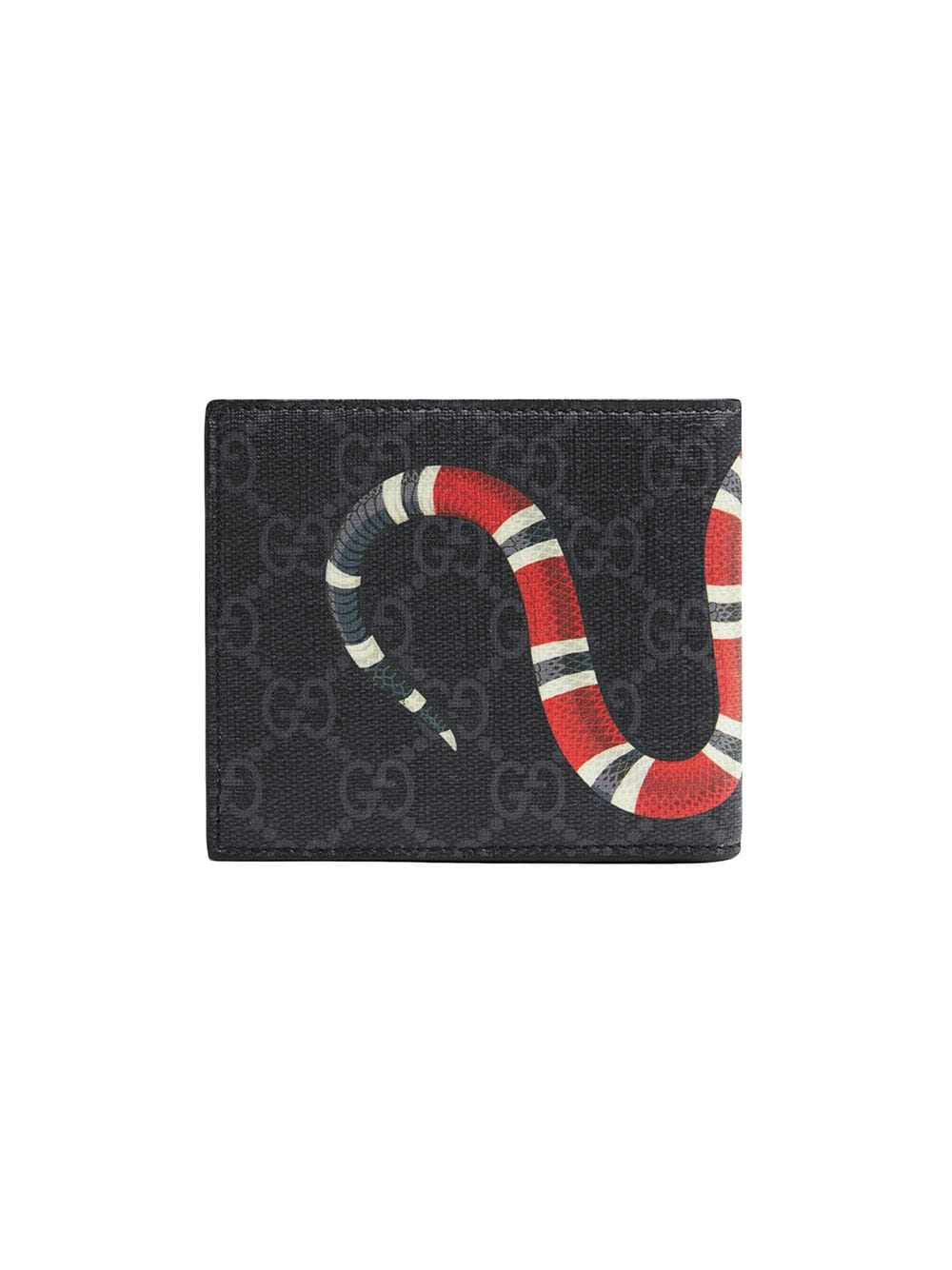 Gucci Kingsnake print GG Supreme wallet