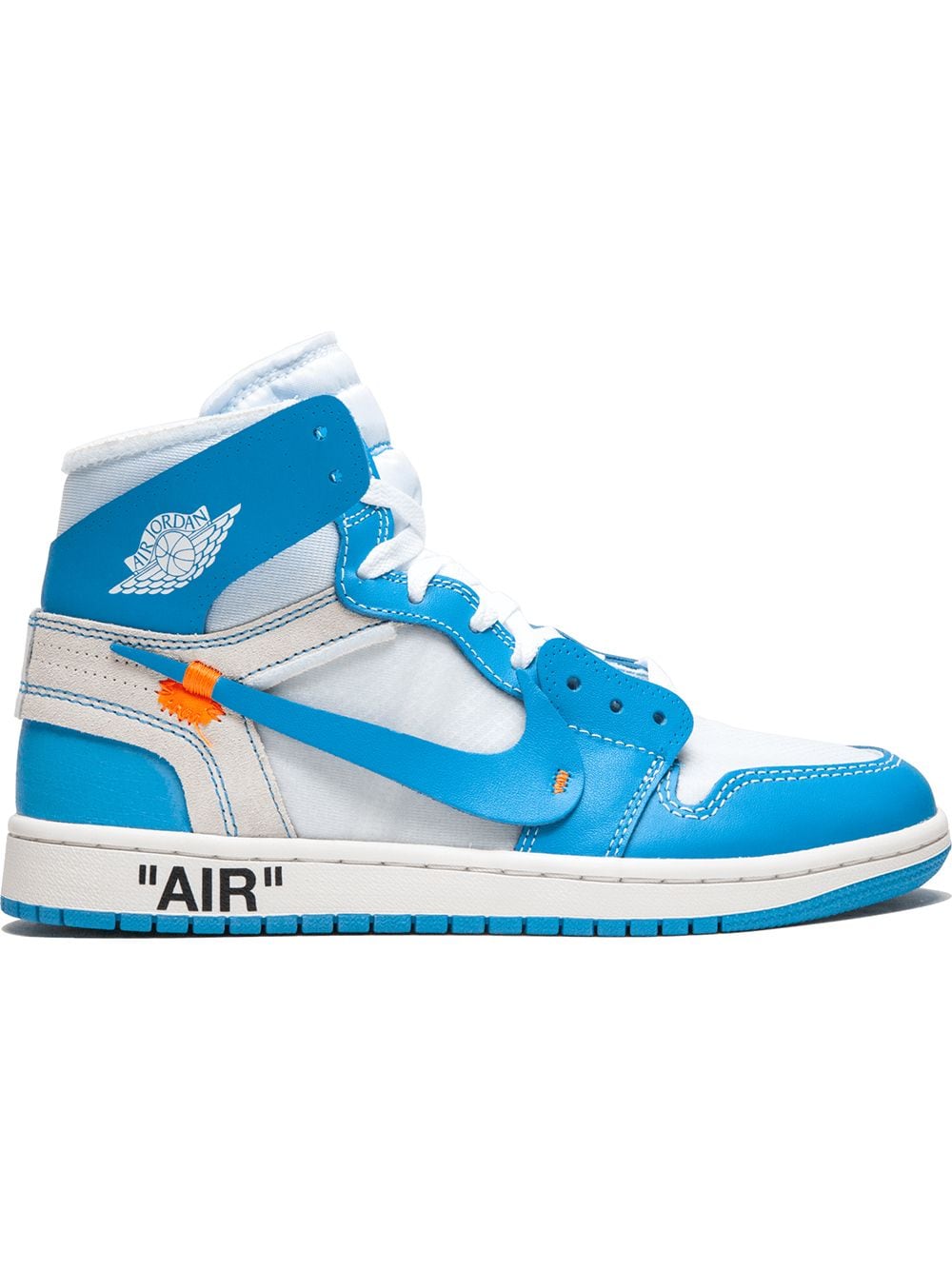 Tenis Air Jordan 1 Retro High "Off-White - UNC" de Nike x Off-White