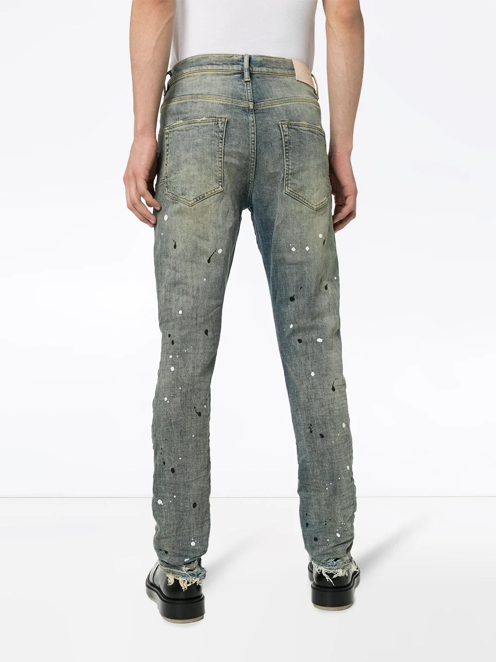 Purple Brand jeans con efecto de pintura