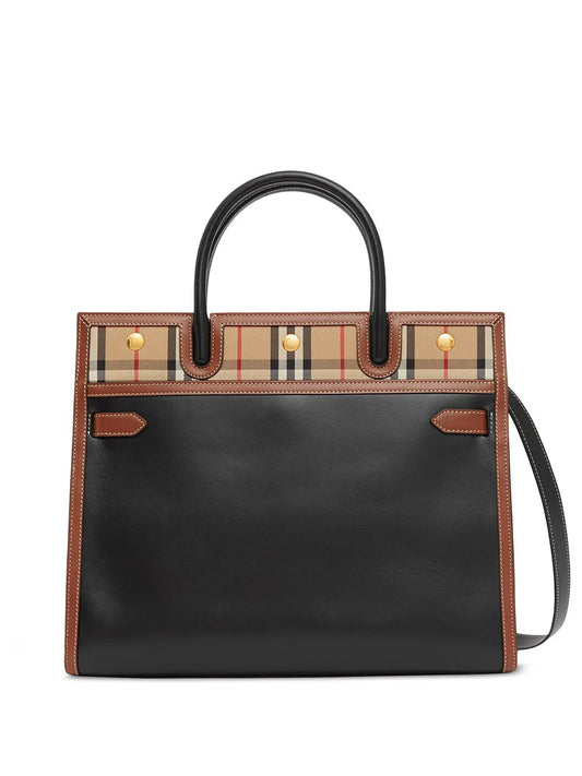 Burberry tote Title Vintage Check pequeña