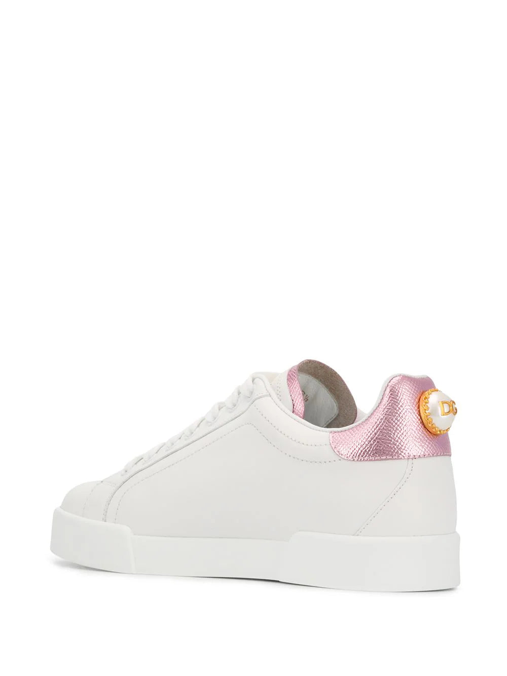 Dolce & Gabbana Portofino faux-pearl sneakers Mujer