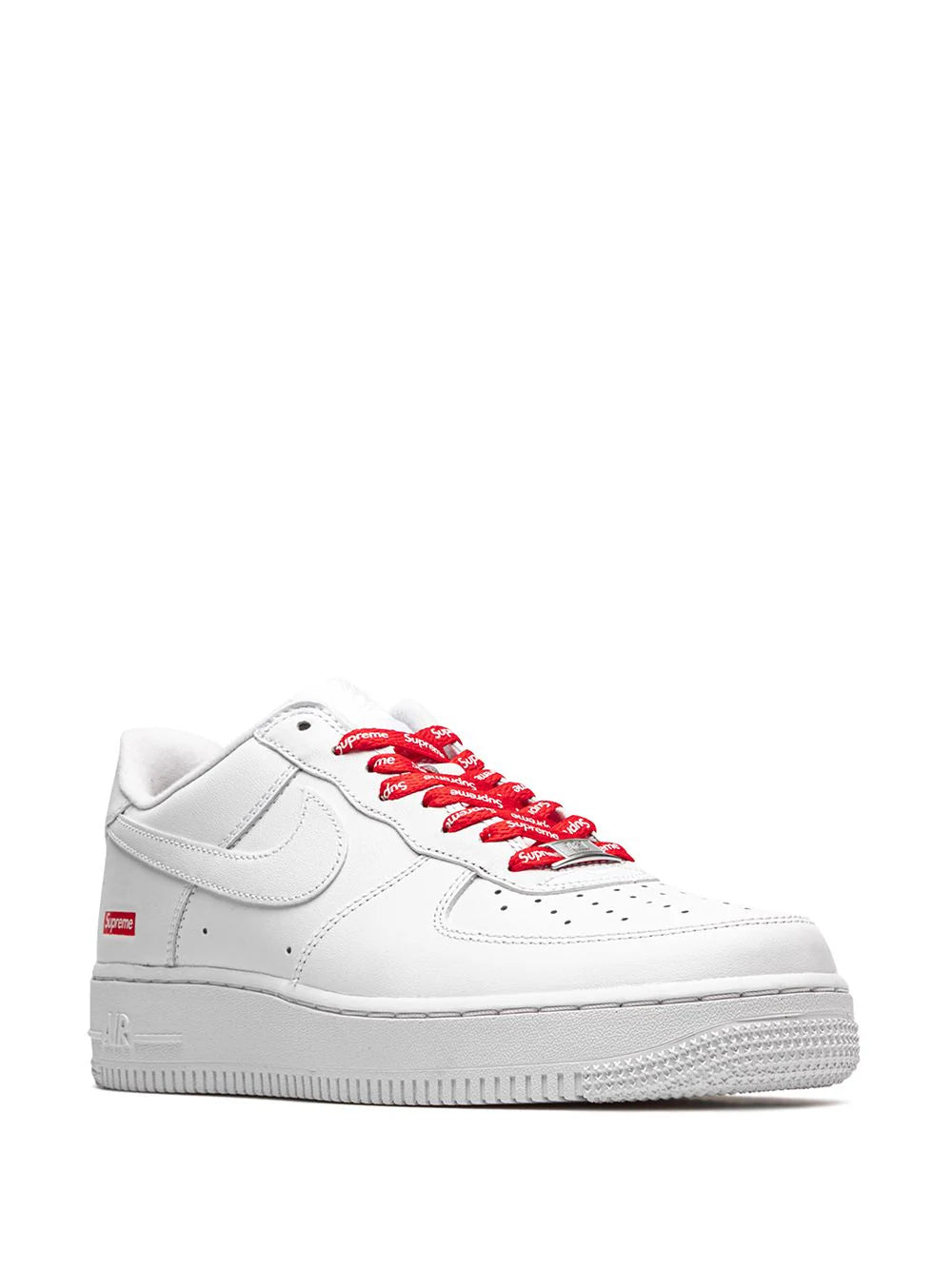 Tenis Air Force 1 "Mini Box Logo White" de Nike x Supreme