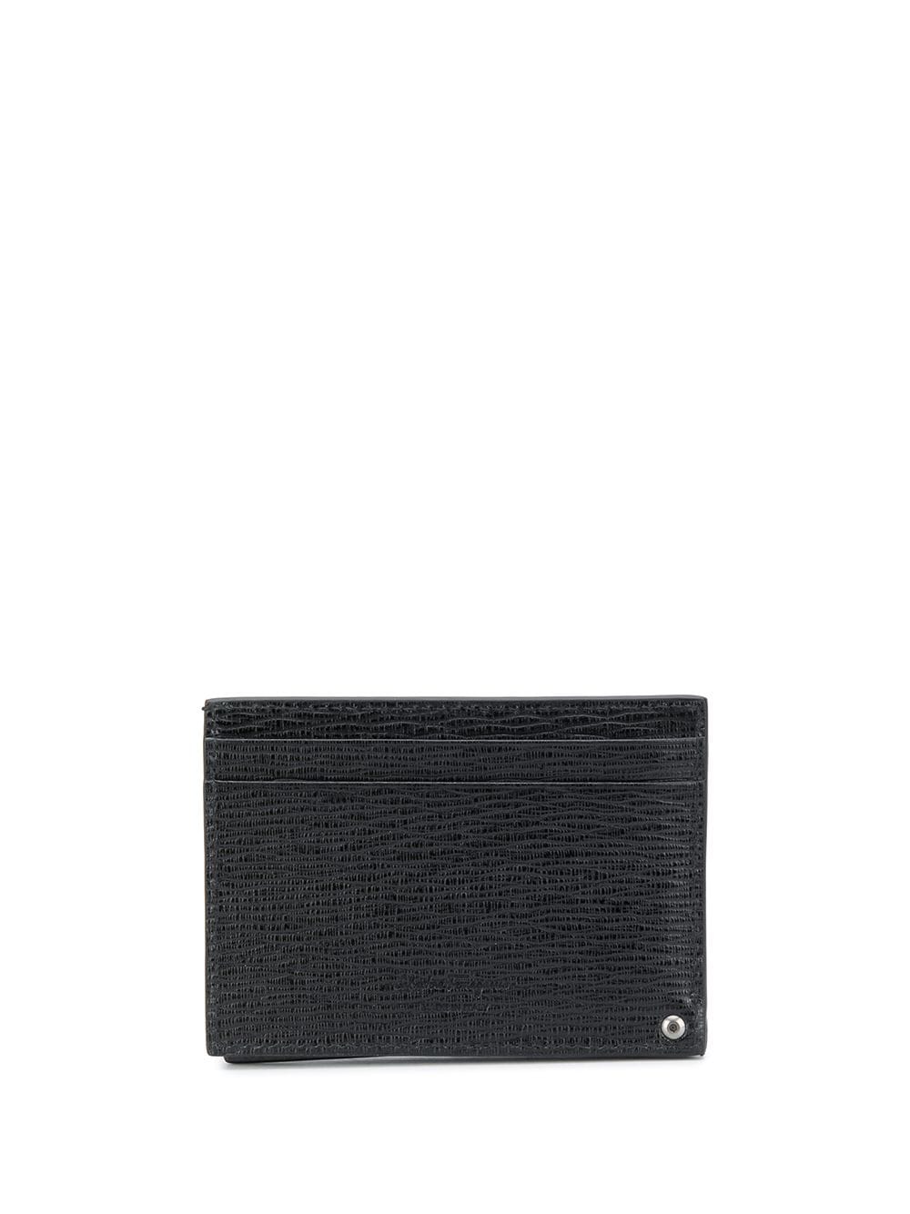 Ferragamo Gancini textured slide cardholder