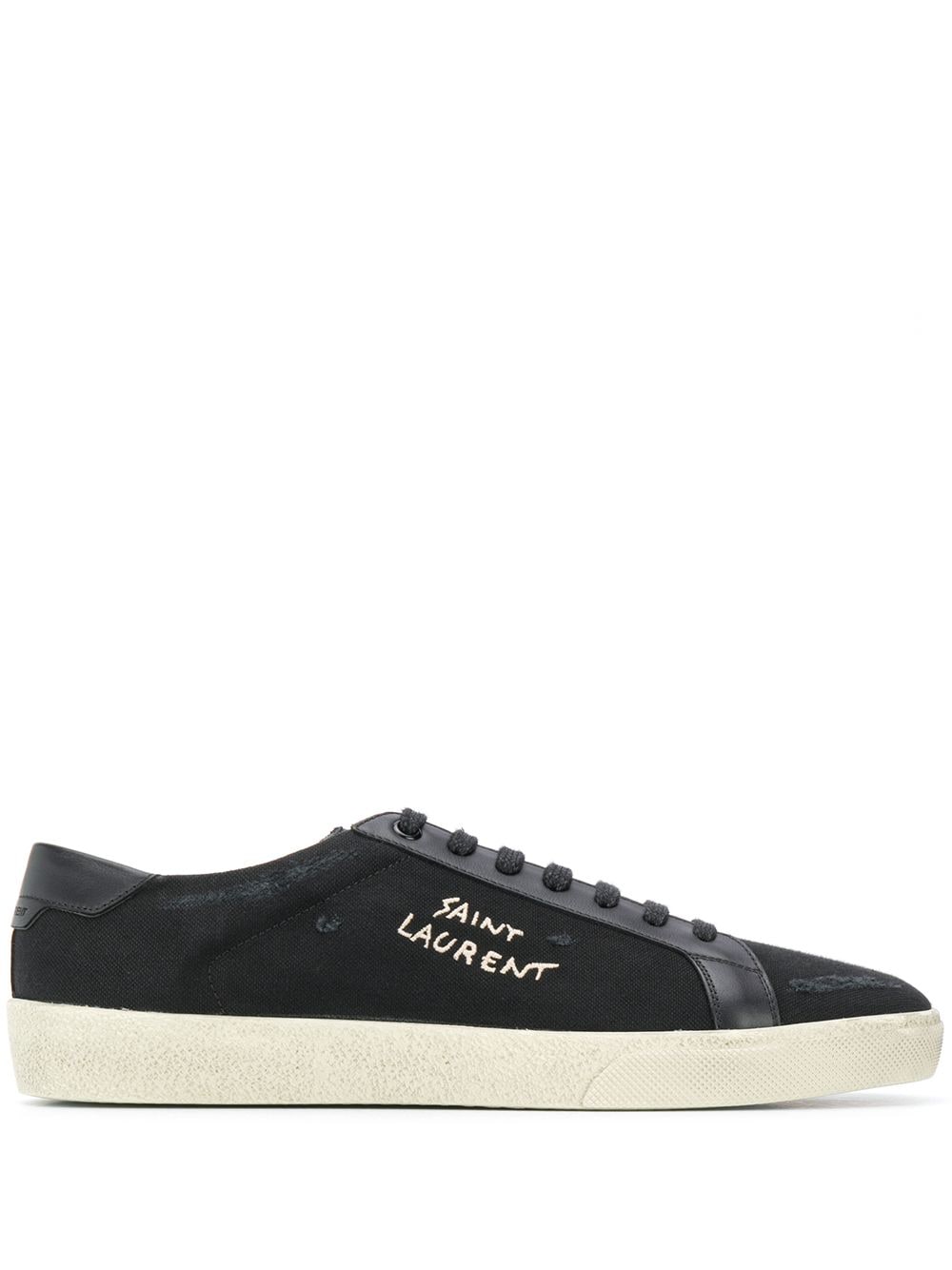 Tenis Saint Laurent bajos con logo estampado