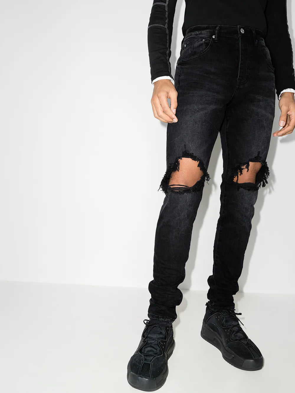 Purple Brand jeans slim Wash Blowout