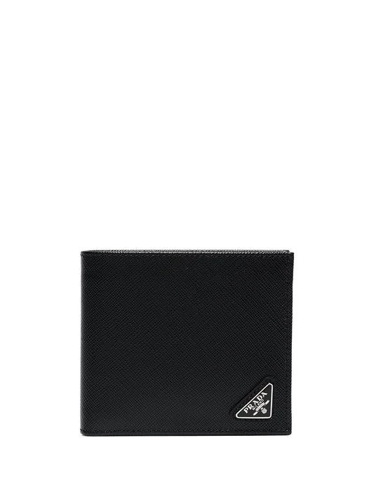 Prada cartera plegable con logo