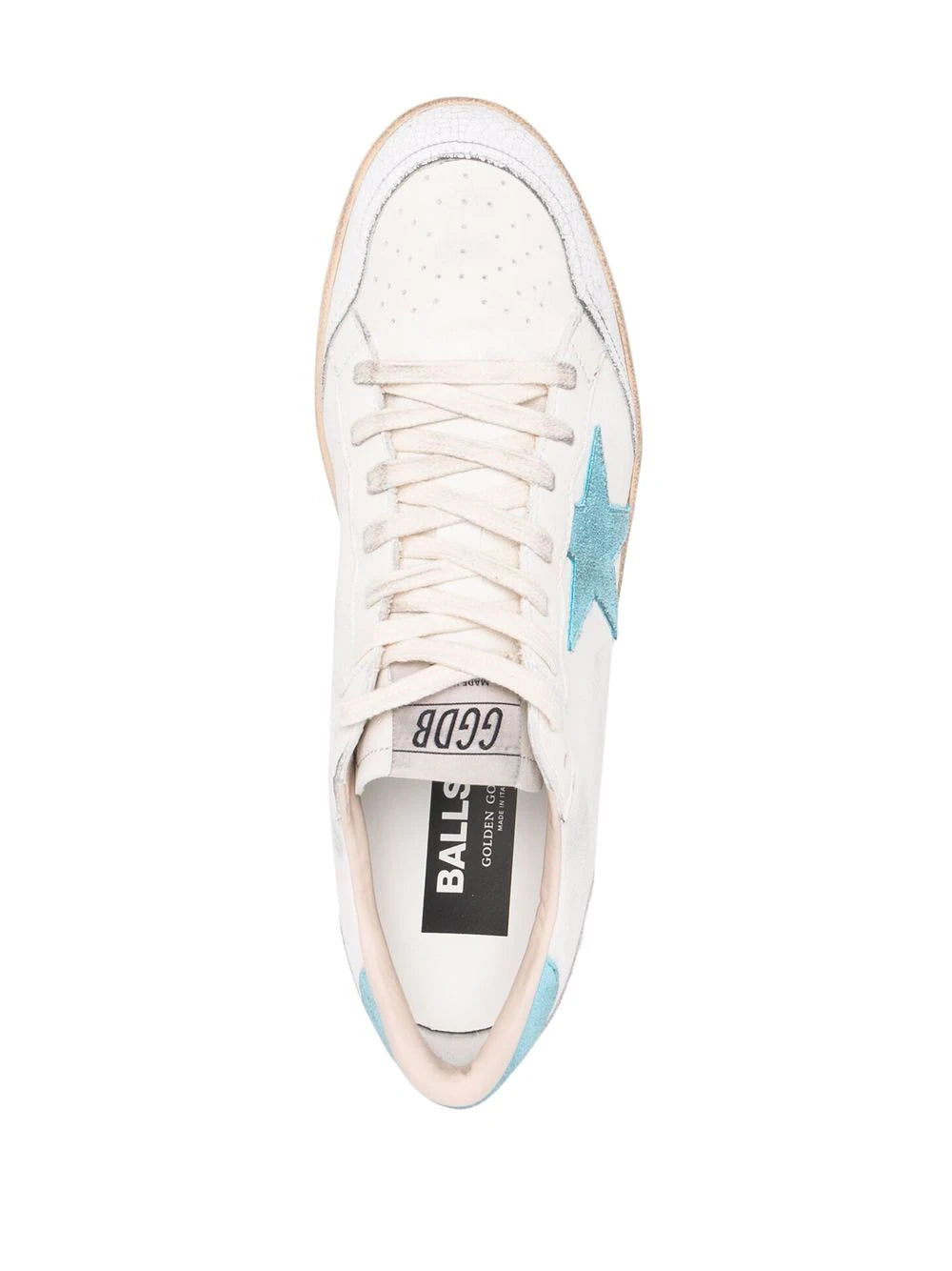 Tenis Golden Goose bajos con parche del logo