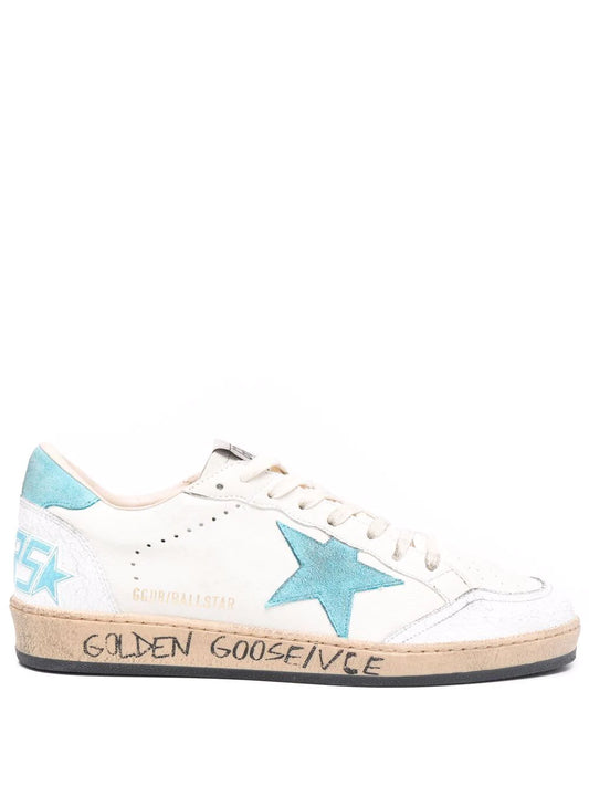 Tenis Golden Goose bajos con parche del logo