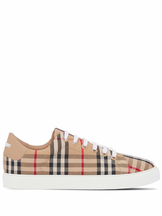 Burberry tenis con motivo Vintage Check Mujer