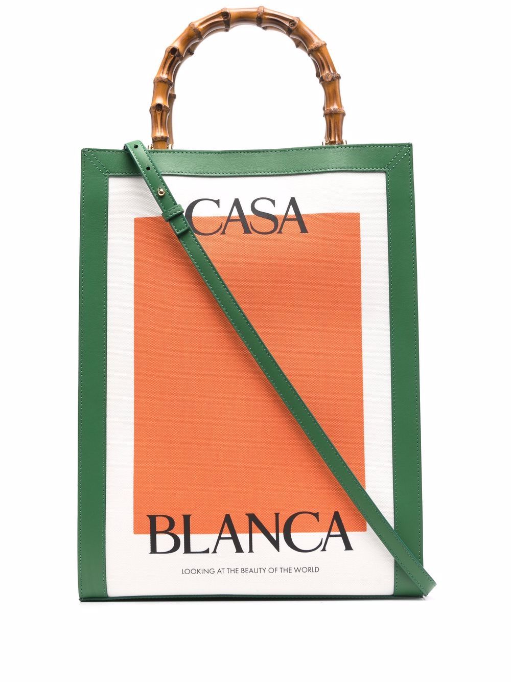 Casablanca bolsa tote con logo estampado