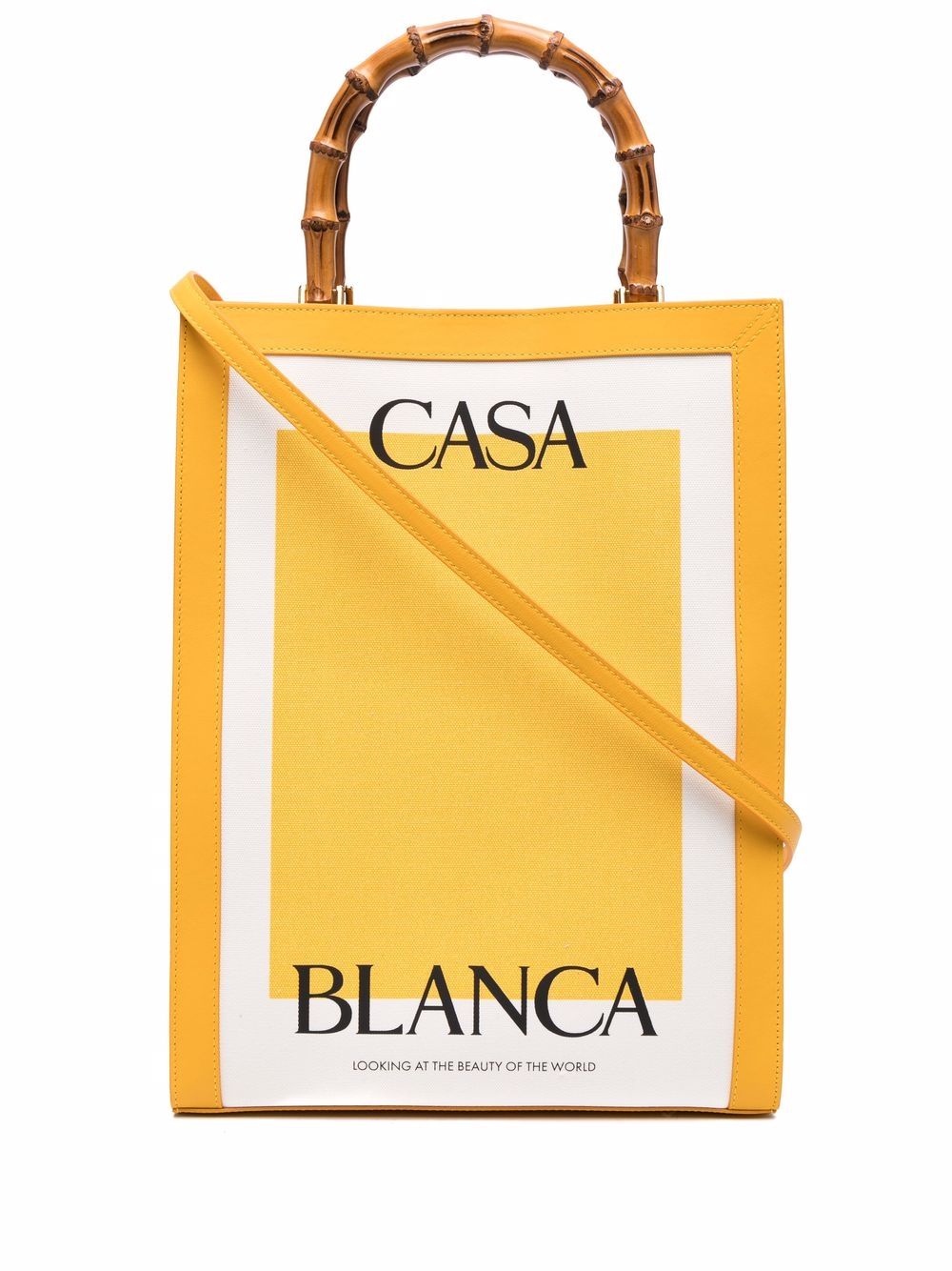 Casablanca bolsa tote con logo estampado