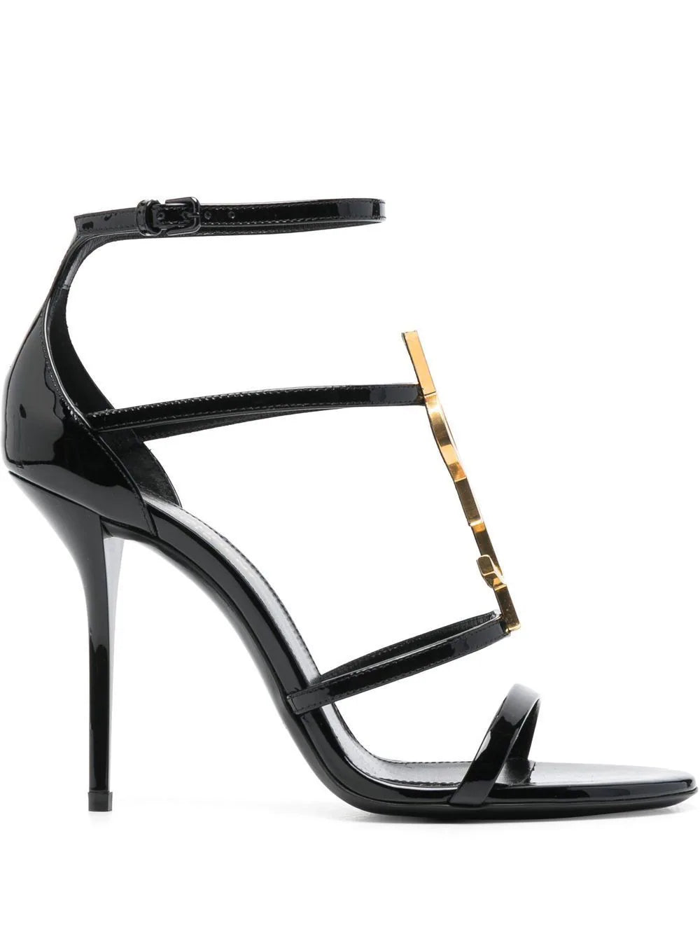 Saint Laurent sandalias Cassandra con puntera abierta