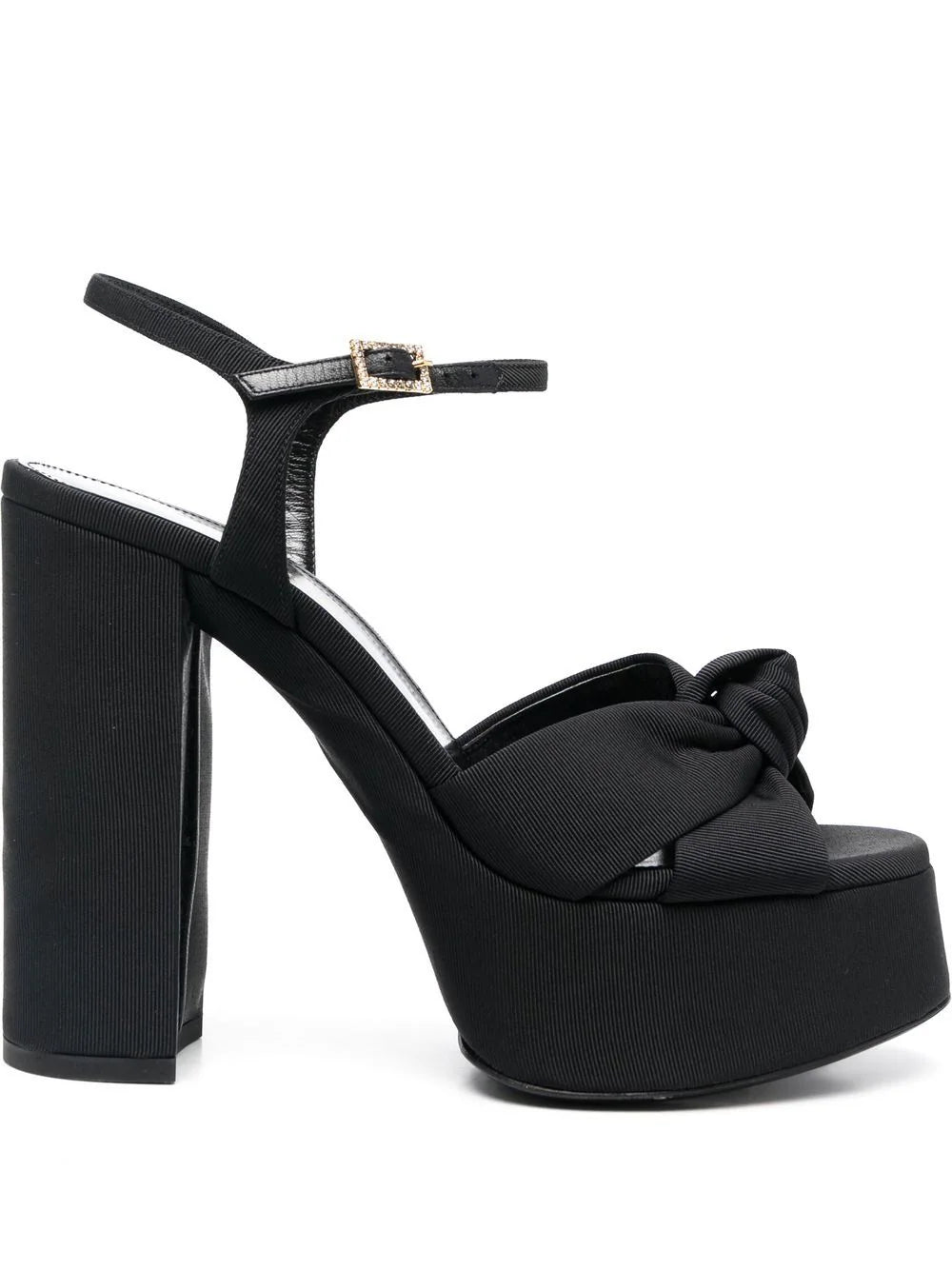 Saint Laurent sandalias Bianca con plataforma