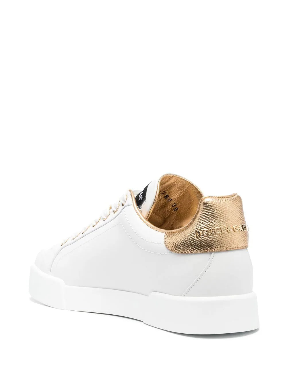 Dolce & Gabbana tenis bajos con aplique DG Mujer