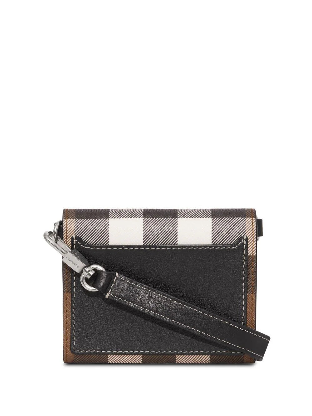 Burberry cartera plegable con motivo de cuadro