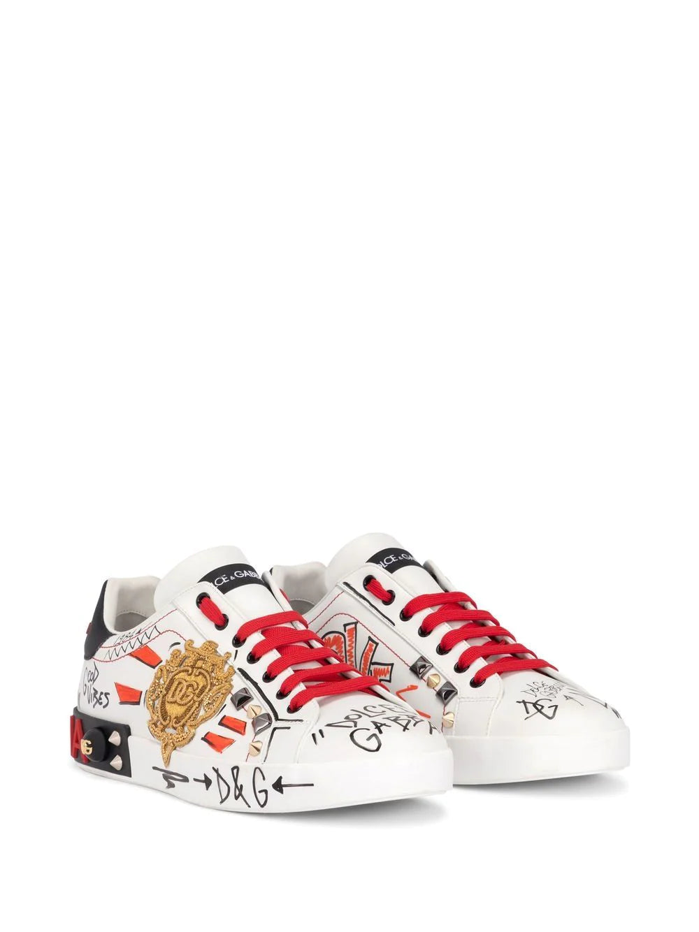 Dolce & Gabbana tenis bajos con agujetas