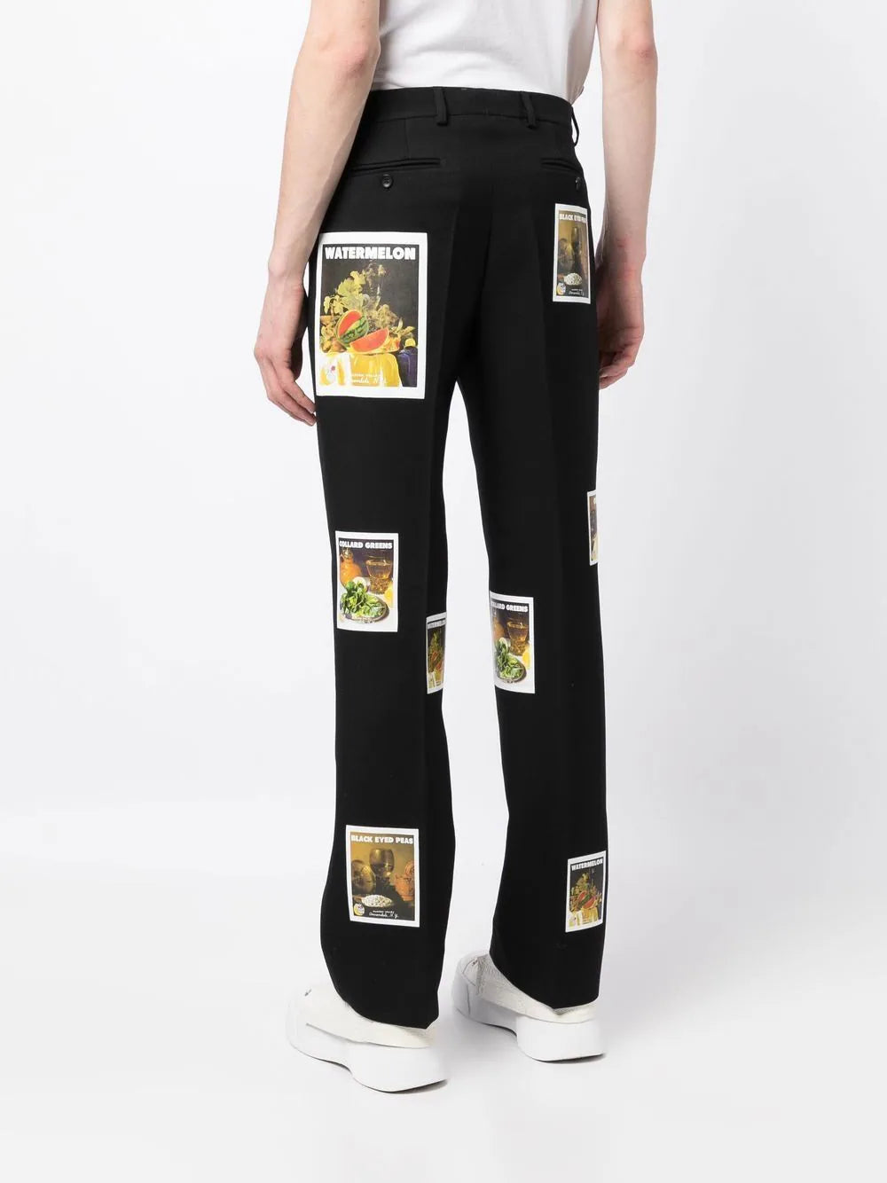 Denim Tears pantalones con estampado polaroid