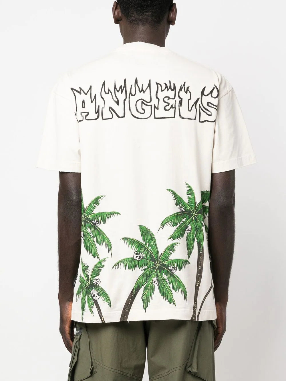 Playera Palm Angels con palmeras estampadas