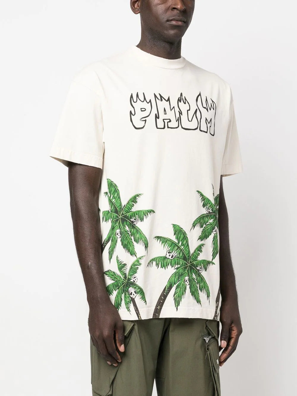 Playera Palm Angels con palmeras estampadas