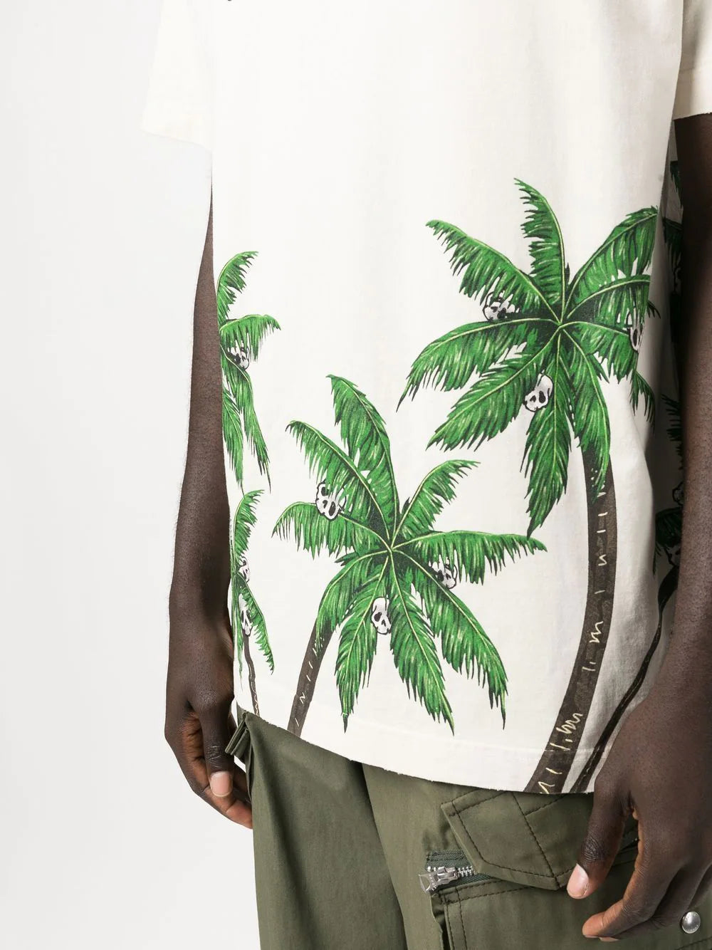 Playera Palm Angels con palmeras estampadas