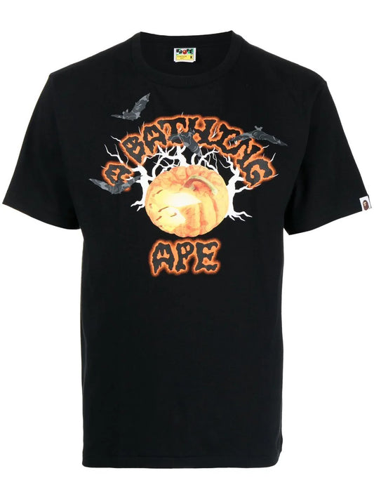 A BATHING APE® playera con estampado gráfico