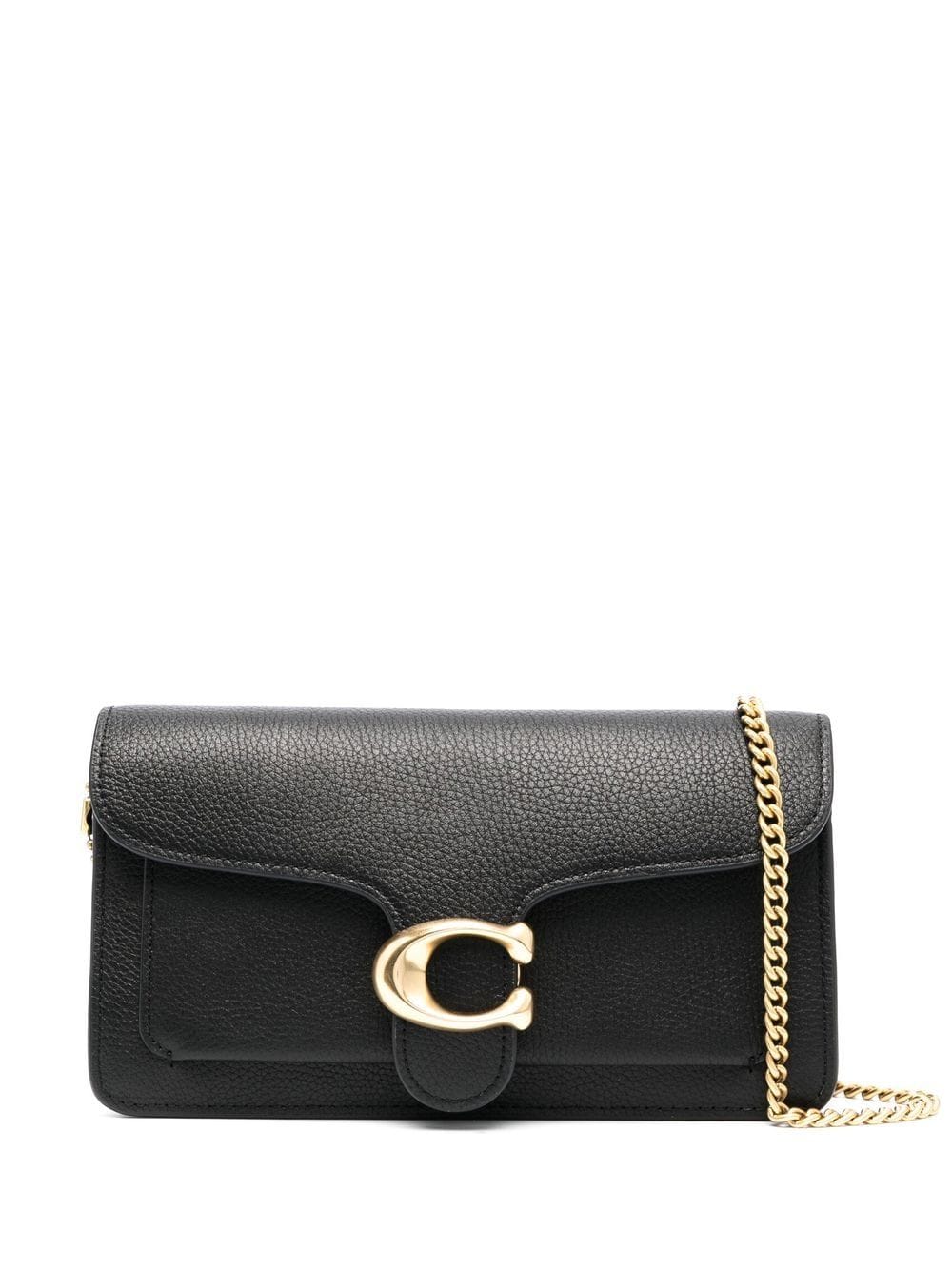 Coach bolsa crossbody con placa del logo