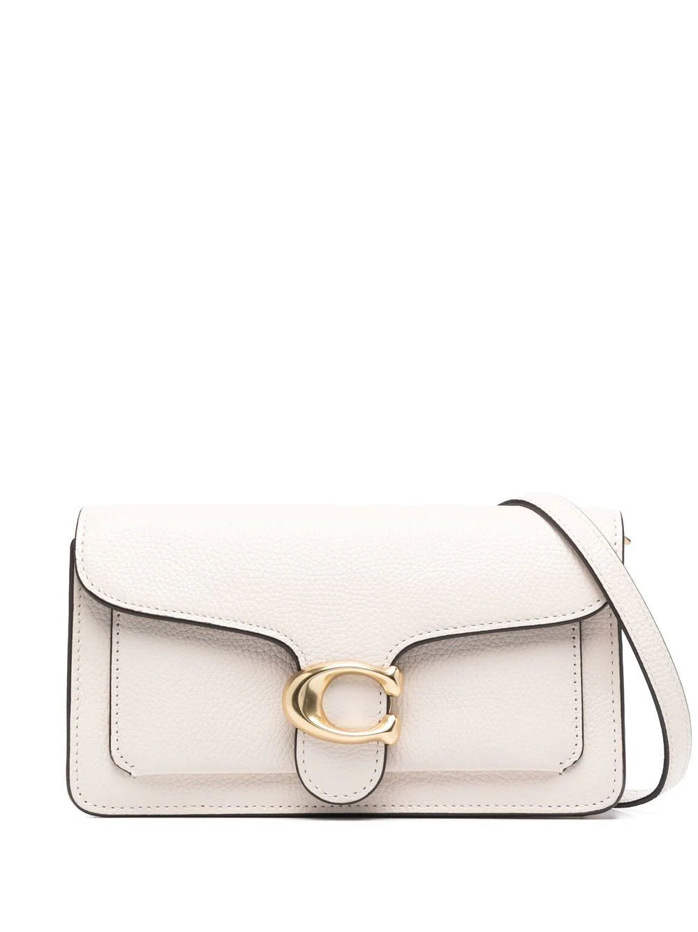 Coach bolsa crossbody con placa del logo