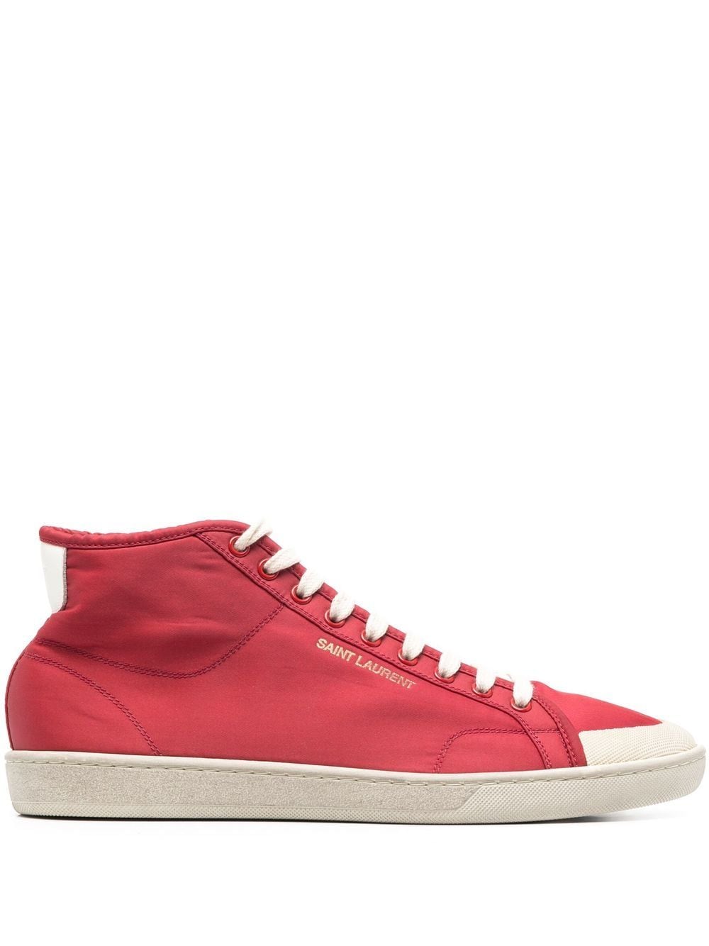 Tenis Saint Laurent altos con logo estampado