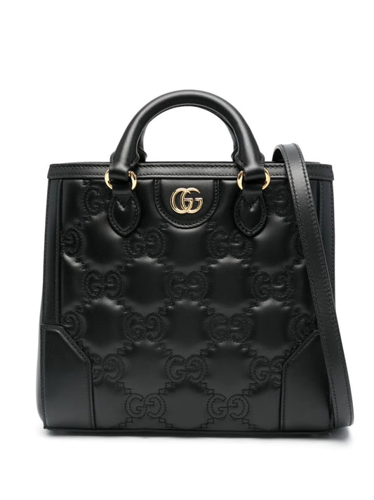 Gucci bolsa matelassé pequeña con logo GG