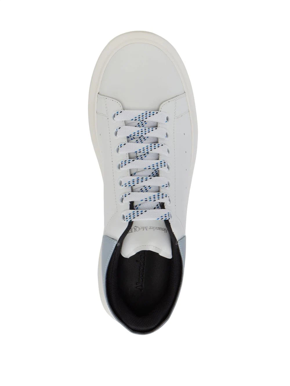 Tenis Alexander McQueen con agujetas y logo estampado