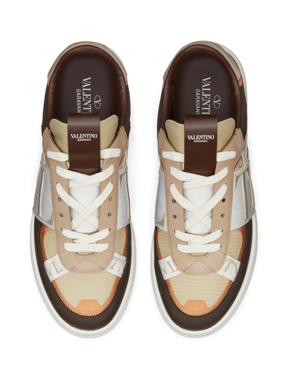 Tenis Valentino VL7N panelled lace-up