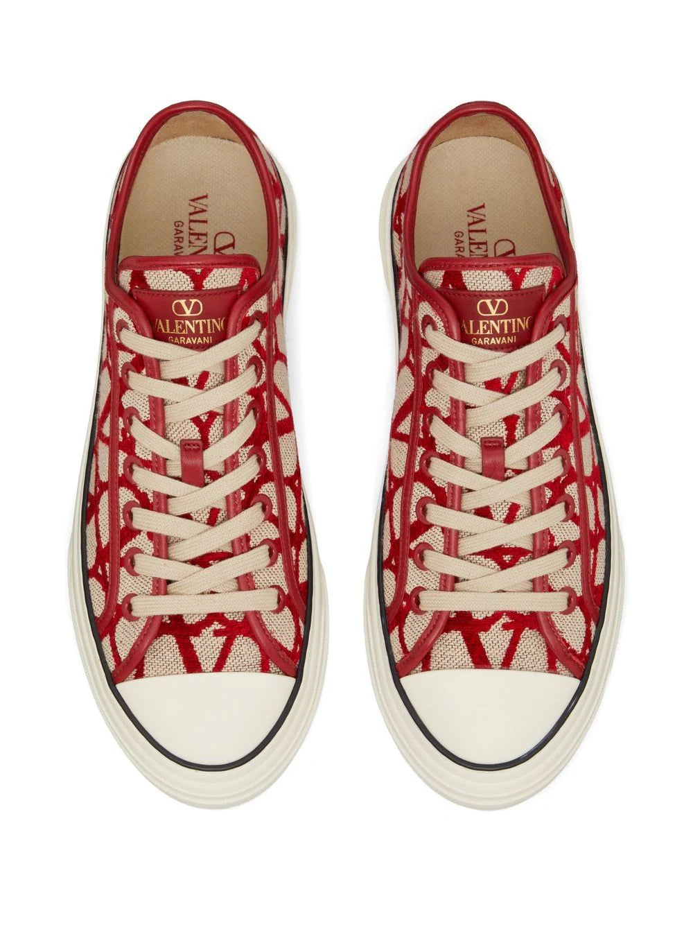 Tenis Valentino Toile Iconographe low-top