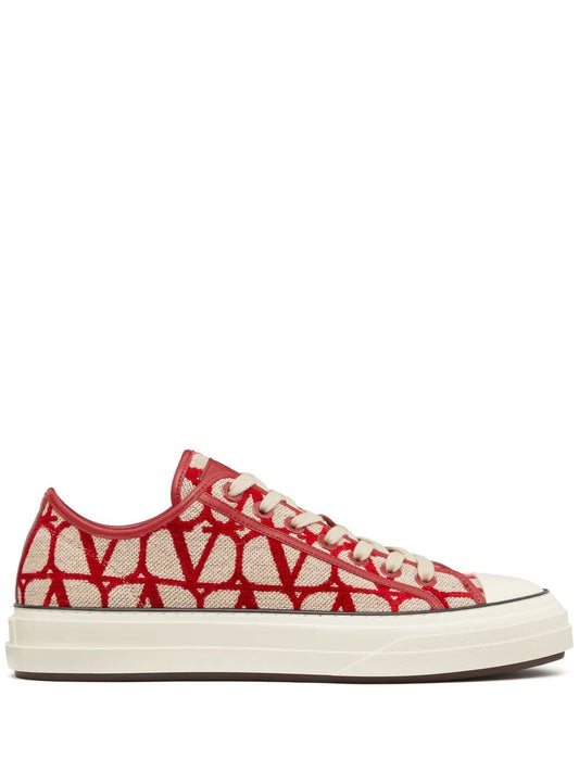 Tenis Valentino Toile Iconographe low-top