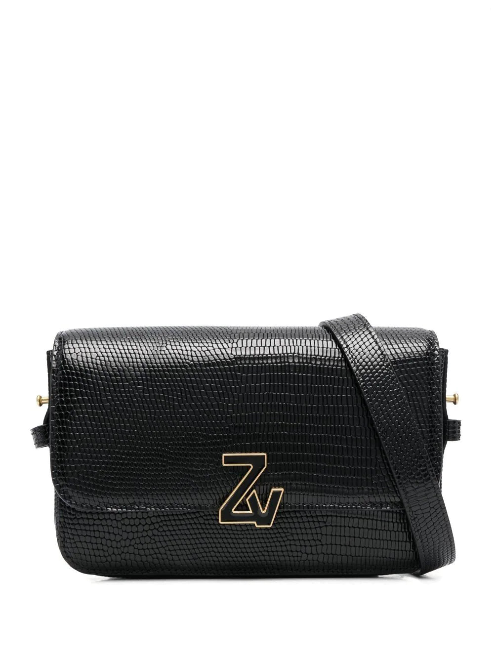 Bolsa Zadig&Voltaire de hombro con placa del logo