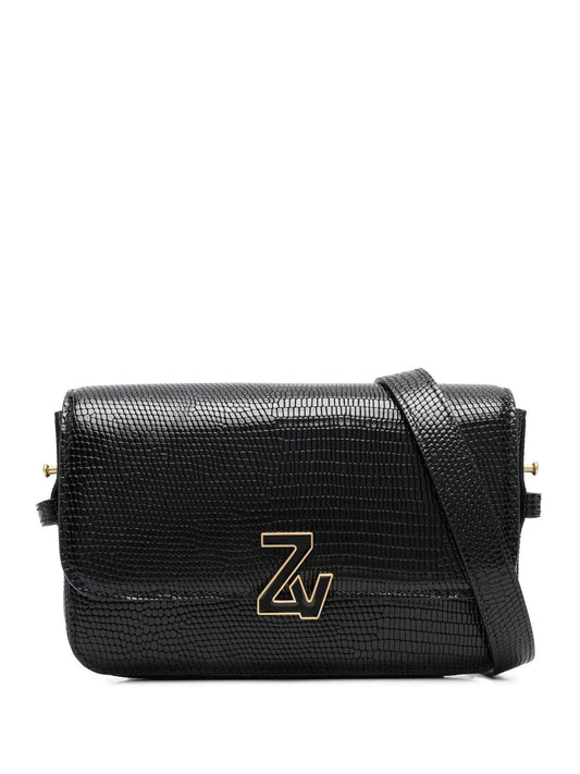 Bolsa Zadig&Voltaire de hombro con placa del logo