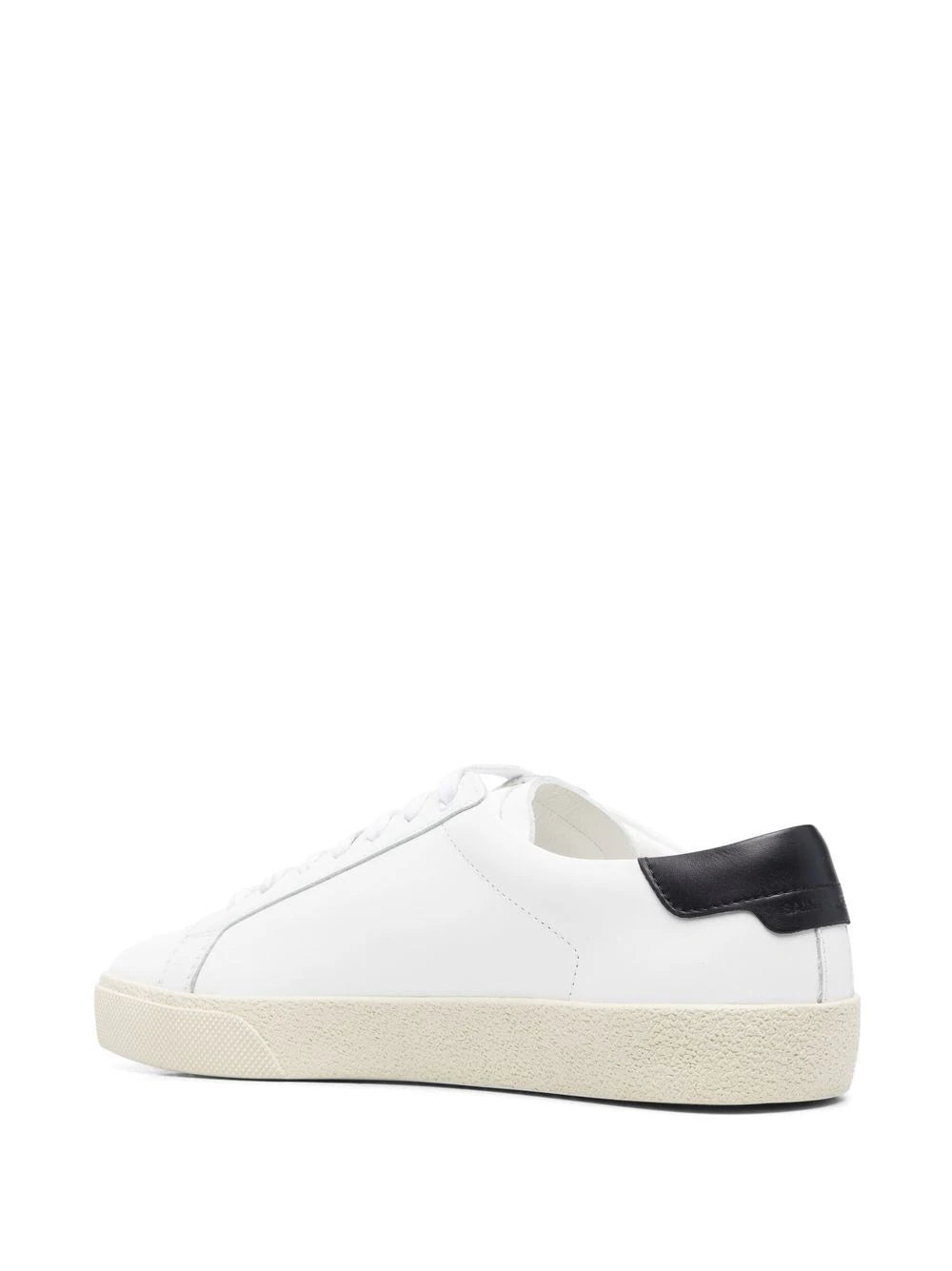 Saint Laurent tenis con logo bordado Mujer