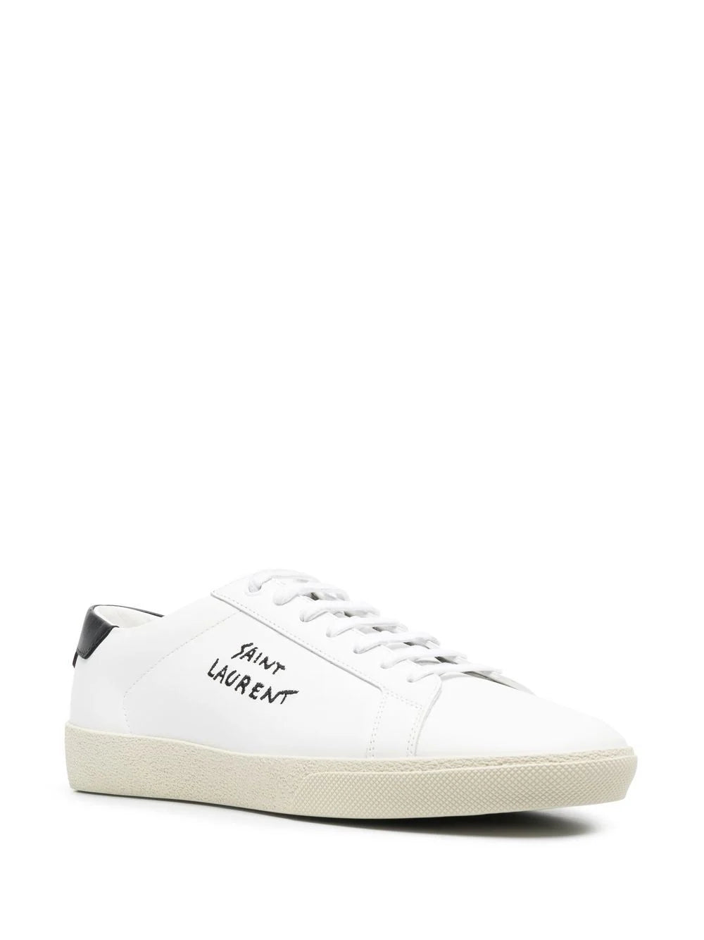 Tenis Saint Laurent bajos con logo bordado