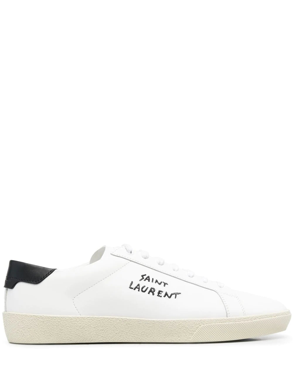 Tenis Saint Laurent bajos con logo bordado