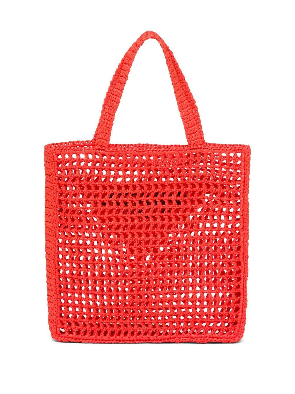 Prada tote con logo triangular