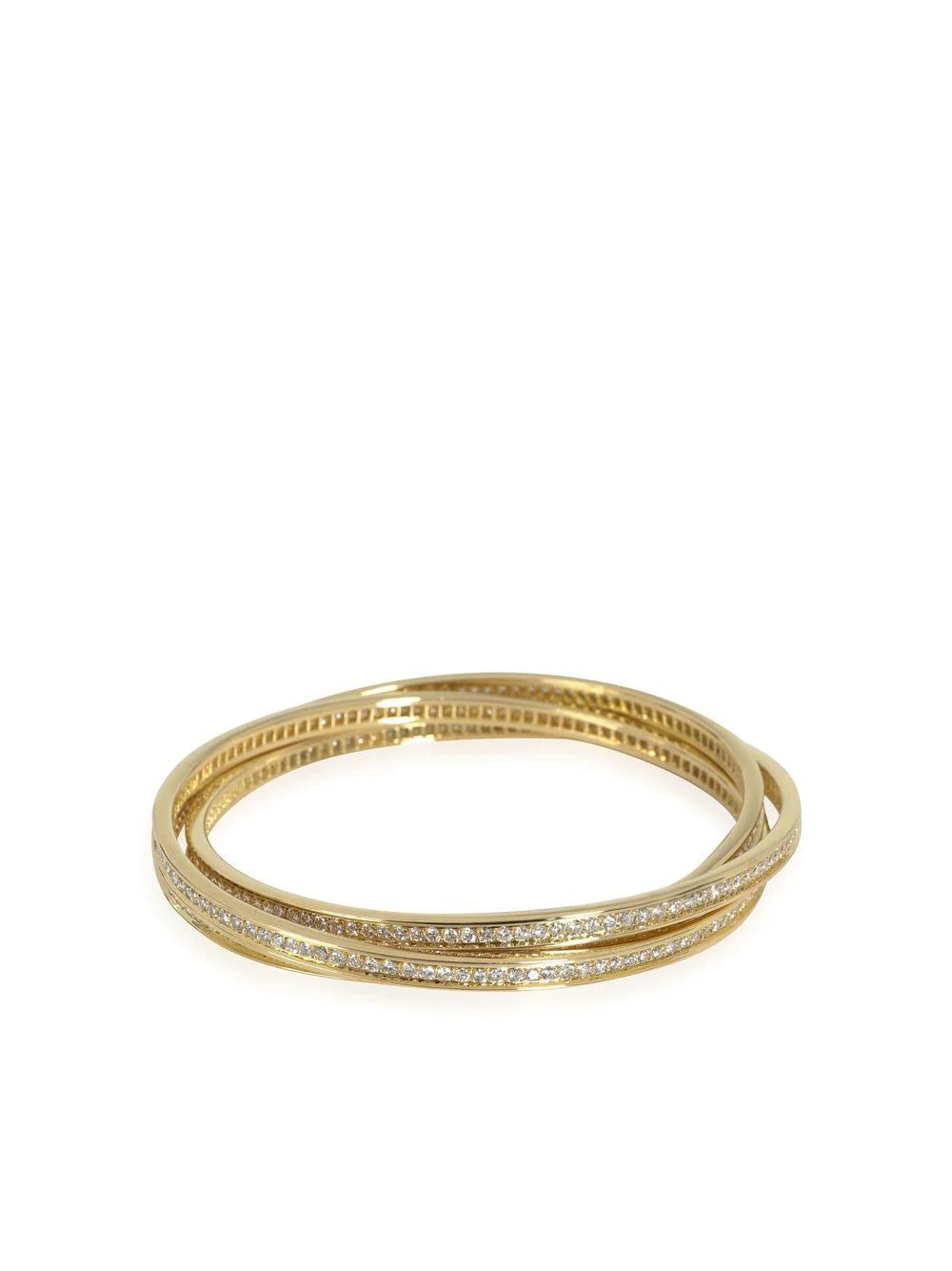 Cartier anillo Trinity en oro amarillo de 18kt con diamante