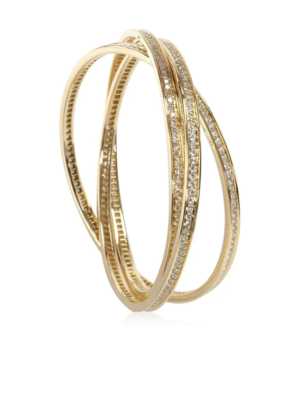 Cartier anillo Trinity en oro amarillo de 18kt con diamante