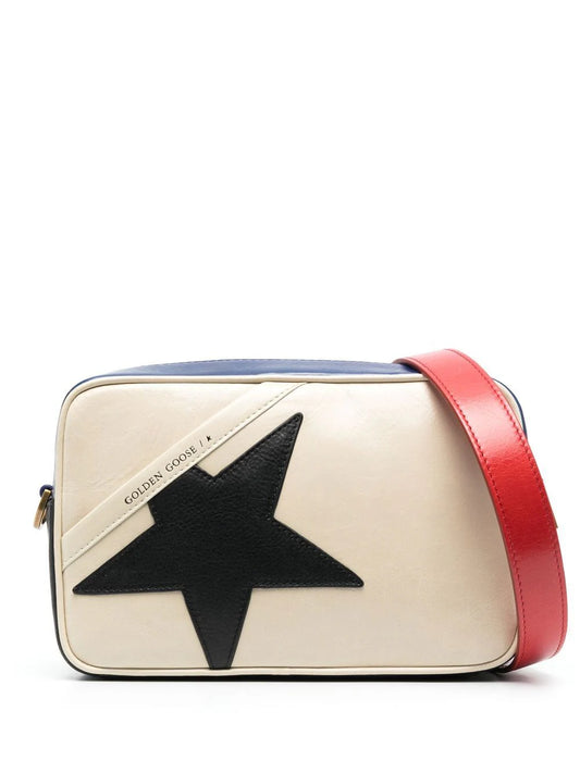 Bolsa Golden Goose de hombro con parche de estrella