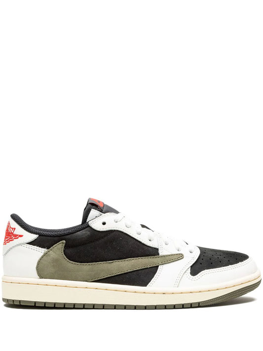 Tenis Air Jordan 1 Low OG Olive de Jordan x Travis Scott