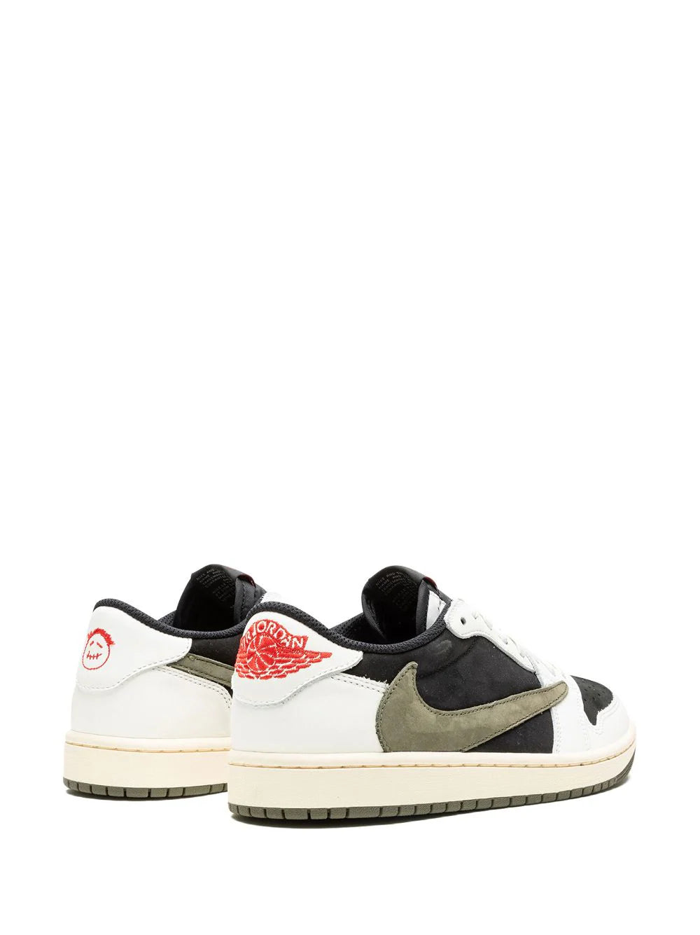 Tenis Air Jordan 1 Low OG Olive de Jordan x Travis Scott