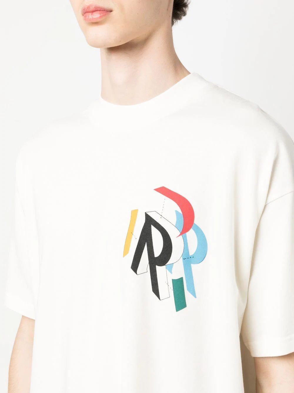 Playera Represent con logo estampado