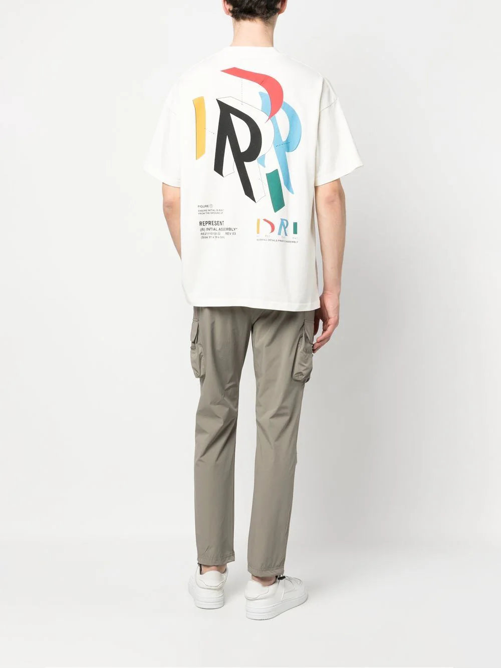 Playera Represent con logo estampado