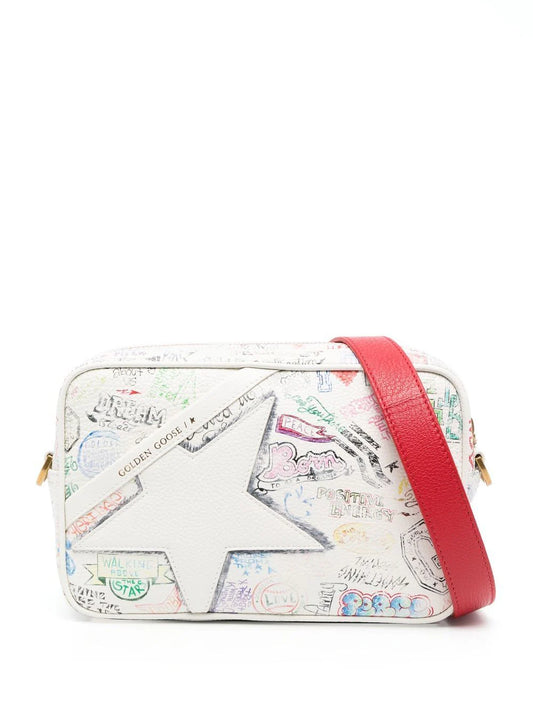 Bolsa Golden Goose crossbody con estampado de grafiti